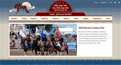 Desktop Screenshot of browncountyfair.com