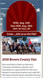 Mobile Screenshot of browncountyfair.com